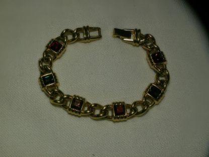 Picture of Swarovski Crystal Swan Gold Tone Bracelet